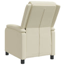 Recliner Cremefarvet Kunstlæder