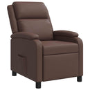 Recliner Brun Kunstlæder