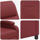 Recliner Vinrød Kunstlæder
