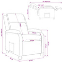 Recliner Rød Kunstlæder