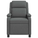 Recliner Mørkegrå Stof