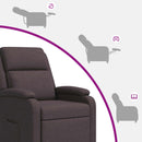 Recliner Mørk Brun Stof