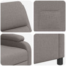 Recliner Gråbrun Stof