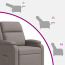 Recliner Gråbrun Stof