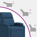 Recliner Blå Stof