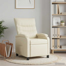 Recliner Cremefarvet Kunstlæder
