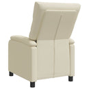 Recliner Cremefarvet Kunstlæder
