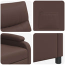 Recliner Brun Kunstlæder