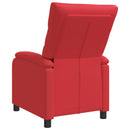 Recliner Rød Kunstlæder