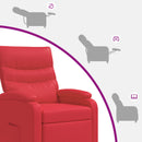 Recliner Rød Kunstlæder