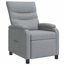 Recliner Lysegrå Stof