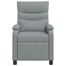 Recliner Lysegrå Stof