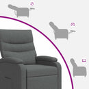 Recliner Mørkegrå Stof