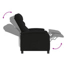 Recliner Sort Stof