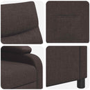Recliner Mørk Brun Stof