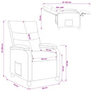 Recliner Mørkegrøn Stof