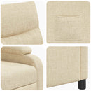 Recliner Cremefarvet Stof