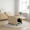 Recliner Cremefarvet Stof