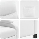 Recliner Hvid Stof
