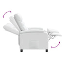 Recliner Hvid Stof