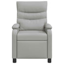 Recliner Skygrå Stof