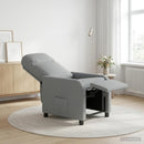 Recliner Lysegrå Stof