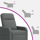 Recliner Mørkegrå Stof
