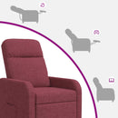 Recliner Vinrød Stof