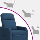 Recliner Blå Stof
