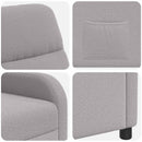 Recliner Lysegrå Bouclé