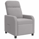 Recliner Lysegrå Bouclé