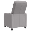 Recliner Lysegrå Bouclé