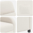 Recliner Cremefarvet Bouclé