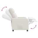 Recliner Cremefarvet Bouclé
