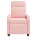 Recliner Lyserød Bouclé
