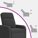 Recliner Mørkegrå Bouclé