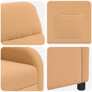 Recliner Beige Bouclé