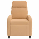 Recliner Beige Bouclé