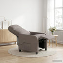 Massage Lænestol Gråbrun Stof