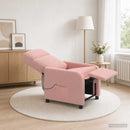 Massage Lænestol Lyserød Bouclé
