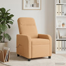 Massage Lænestol Beige Bouclé