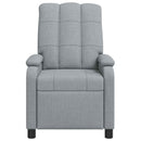 Recliner Lysegrå Stof