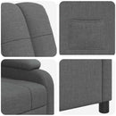 Recliner Mørkegrå Stof