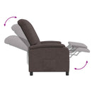 Recliner Mørk Brun Stof