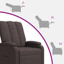 Recliner Mørk Brun Stof