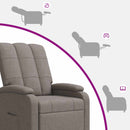 Recliner Gråbrun Stof