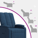 Recliner Blå Stof