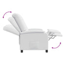 Recliner Hvid Stof