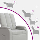 Recliner Skygrå Stof