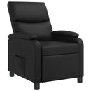Recliner Sort Kunstlæder
